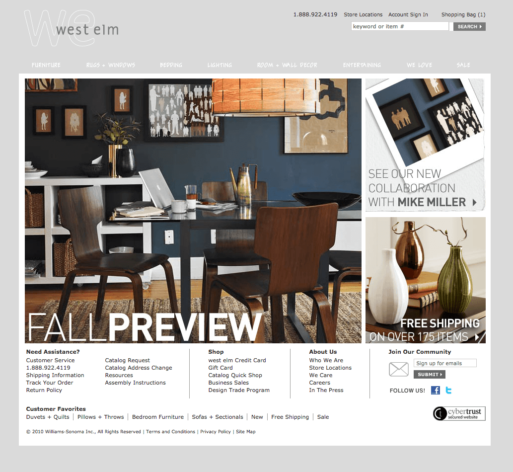 West Elm desktop