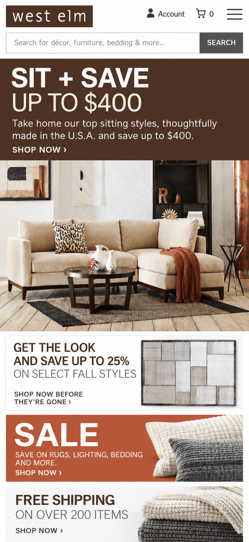 West Elm mobile